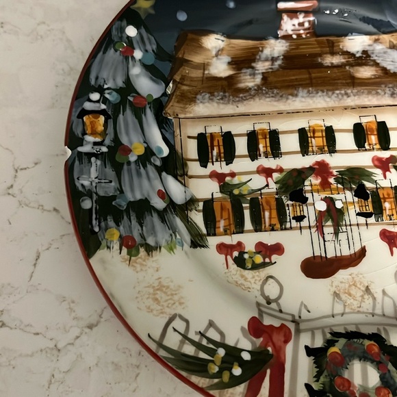 Christmas Themed Decorative Plates Set - Picture 11 of 12